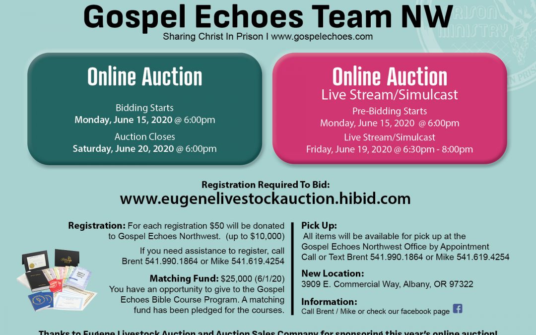 Gospel Echoes Northwest Online Auction